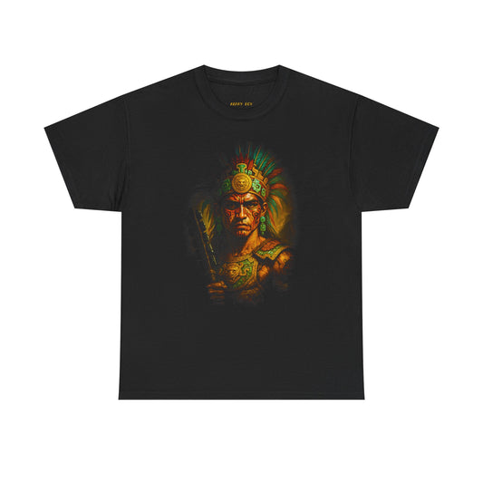 T-Shirt — Tribal Warrior Portrait Graphic Tee