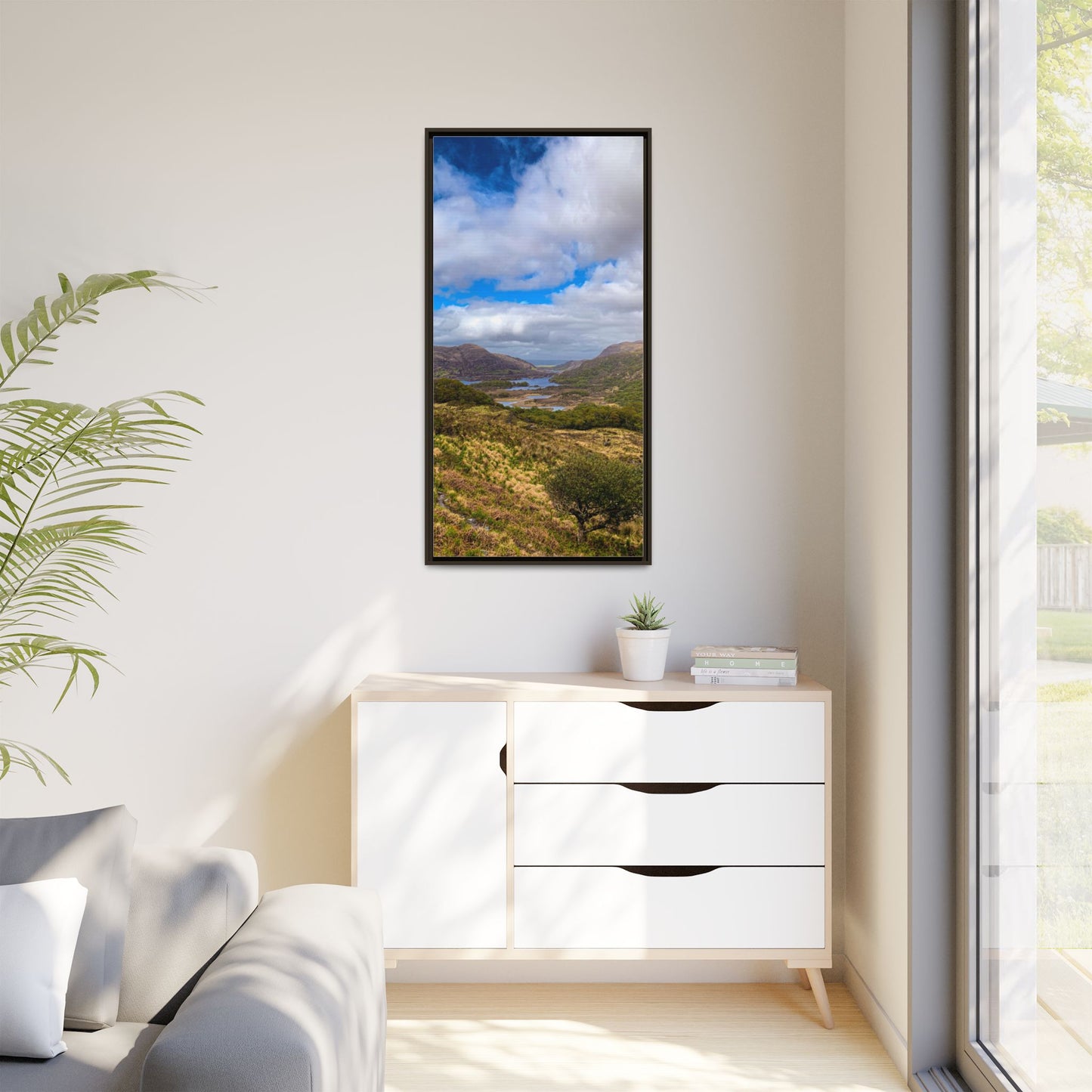 Matte Canvas, Framed (Multi-color)
