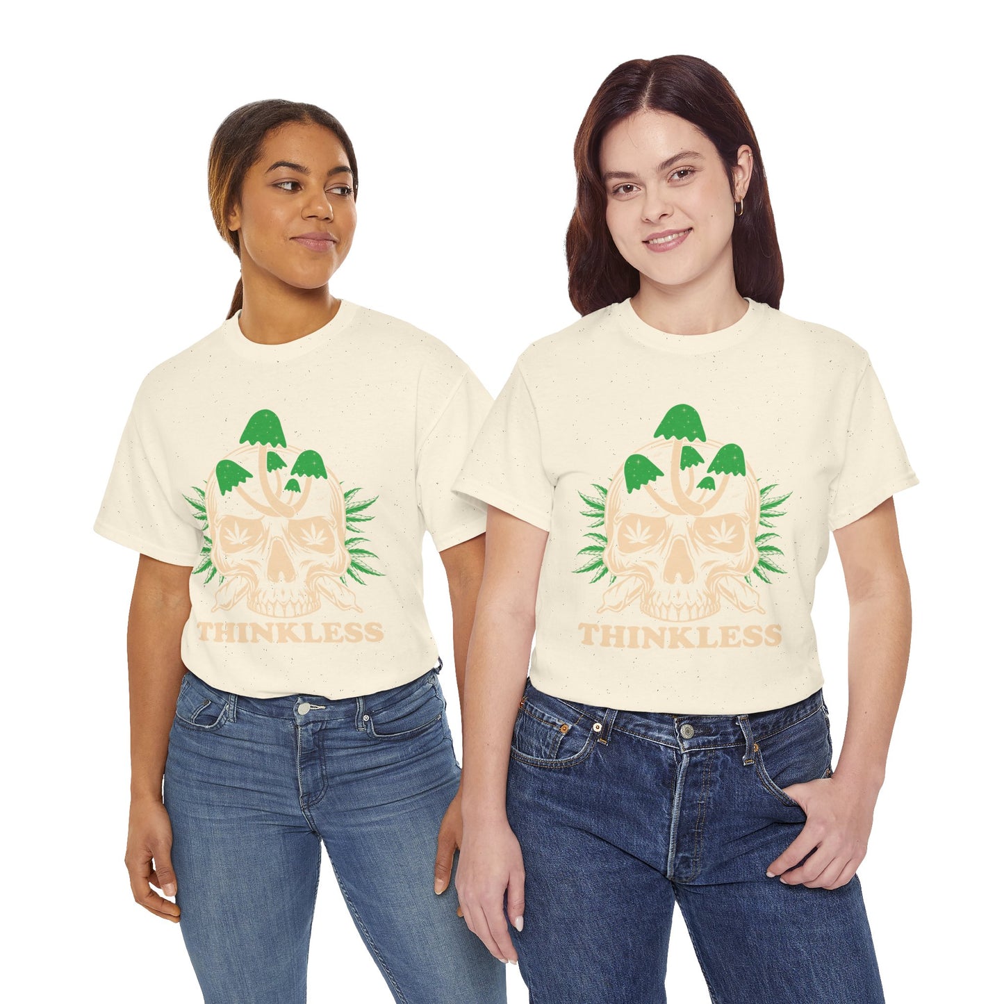 Mushroom Skull 'THINKLESS' T-Shirt