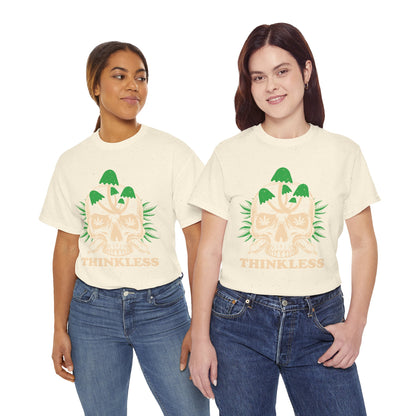 Mushroom Skull 'THINKLESS' T-Shirt