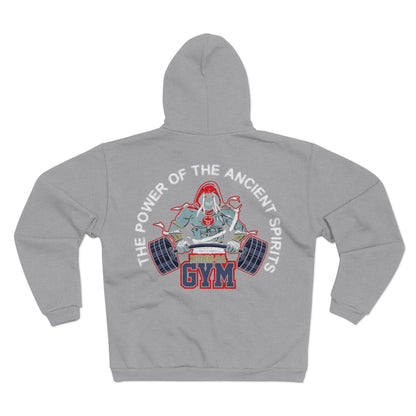 Gym Power Unisex Hooded Zip Sweatshirt