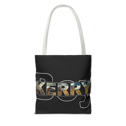 Kerry Boy Black - Black Tote Bag (AOP)