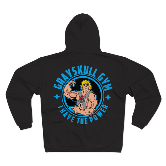 Grayskull Gym Unisex Hooded Zip Sweatshirt - I Have The Power