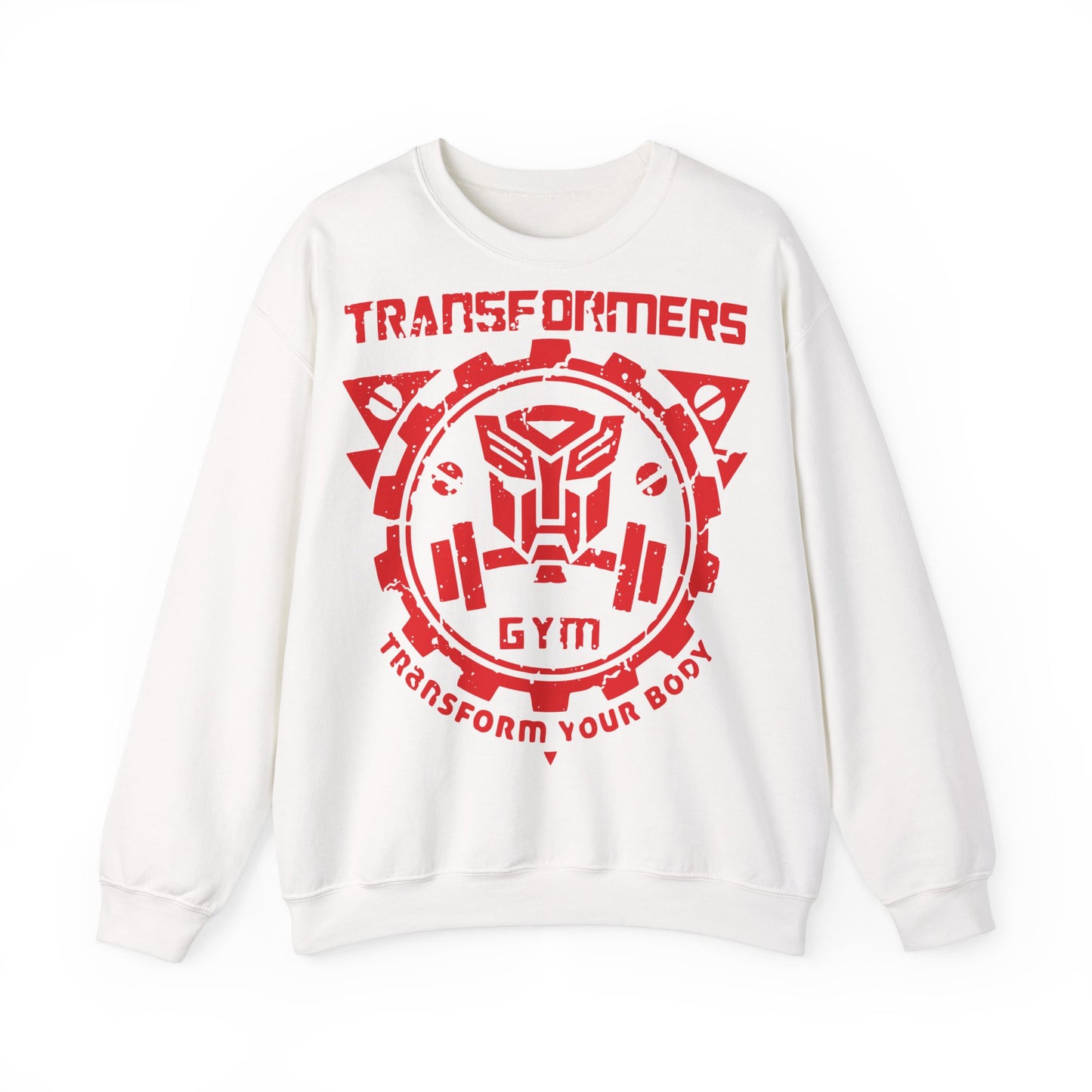 Transformers Gym Crewneck Sweatshirt - Unisex Heavy Blend™