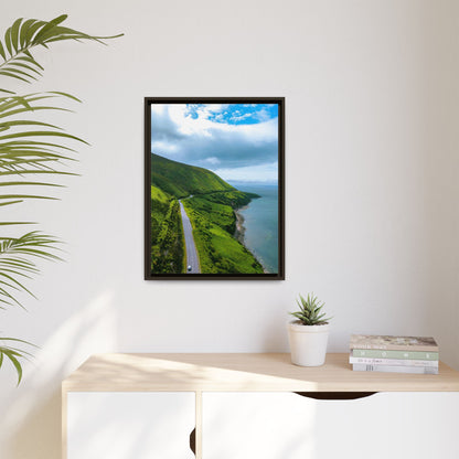 Ring of Kerry Drive Matte Canvas, Framed (Multi-color)