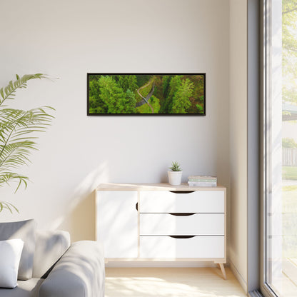 Glanageenty Forest Matte Canvas, Framed (Multi-color)