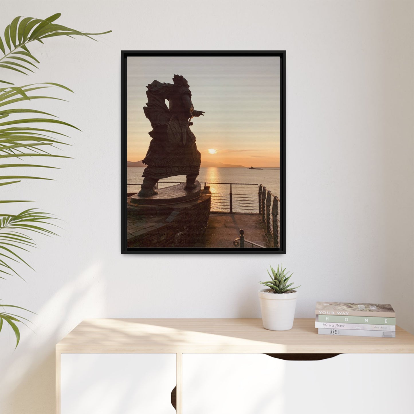 Fenit Matte Canvas, Framed (Multi-color)