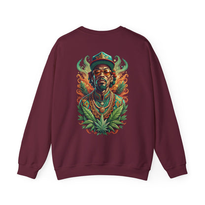 Reggae Lion — Rasta Portrait Graphic Sweatshirt