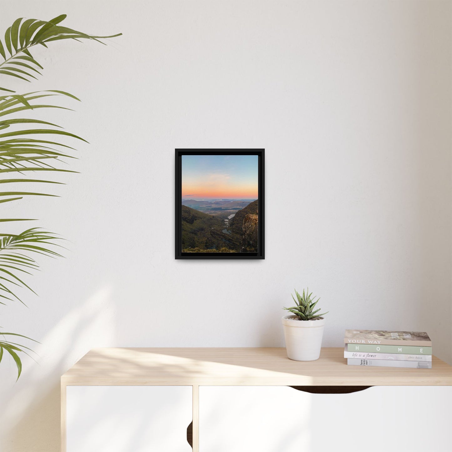 On The Way To Mount Brandon Matte Canvas, Framed (Multi-color)