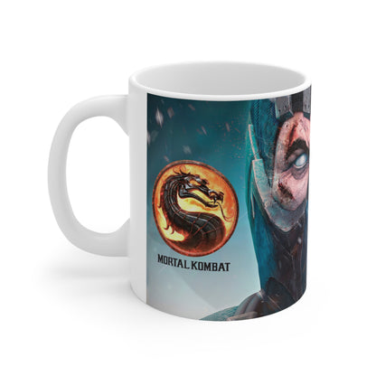 Mortal Kombat Ceramic Coffee Cup - 11oz & 15oz - Perfect for Gamers!
