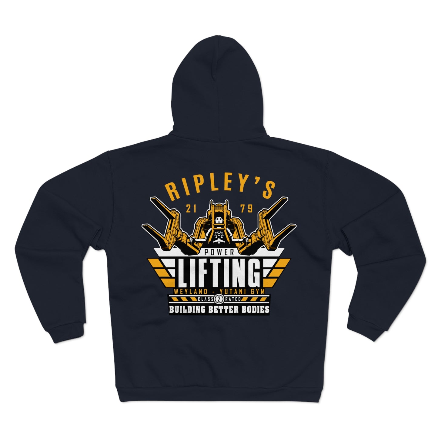 Ripley's Power Lifting Unisex Hooded Zip Sweatshirt - Building Better Bodies