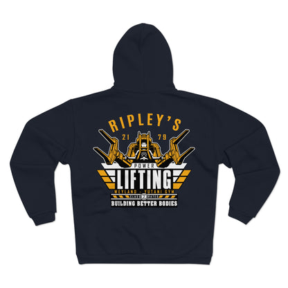Ripley's Power Lifting Unisex Hooded Zip Sweatshirt - Building Better Bodies