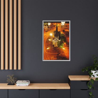 Listowel Church Matte Canvas, Framed (Multi-color)