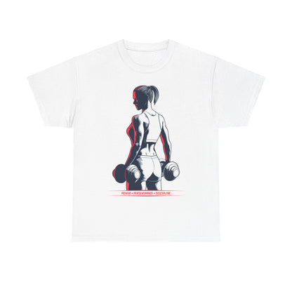 Girl In Gym Unisex Heavy Cotton Tee