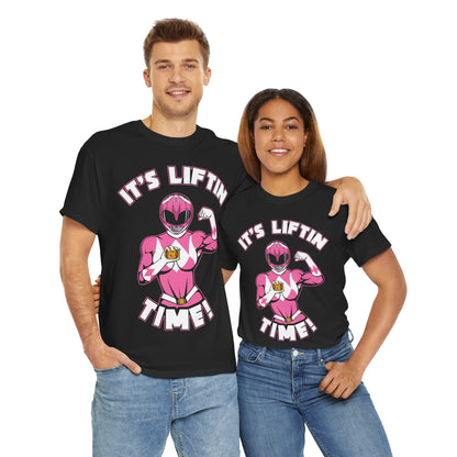 Powerful Pink Hero Unisex Heavy Cotton Tee - It's LIT Black