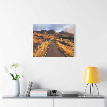 Sunset Road Matte Canvas, Stretched, 1.25"