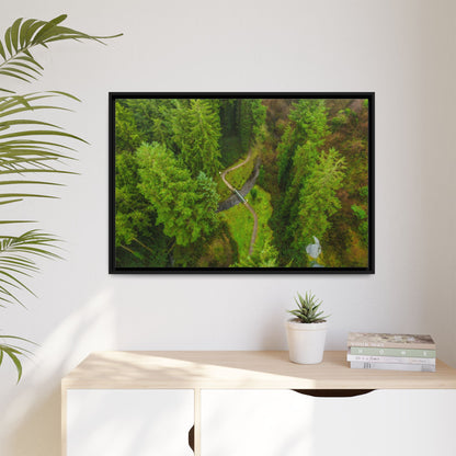 Glanageenty Forest Matte Canvas, Framed (Multi-color)