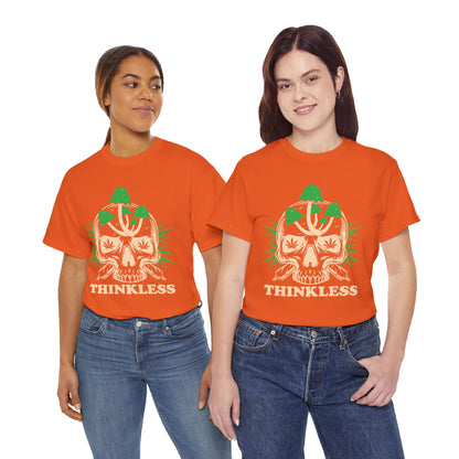 Mushroom Skull 'THINKLESS' T-Shirt