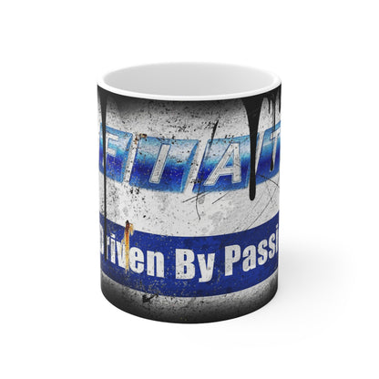 Urban Grunge Ceramic Coffee Cups - 11oz & 15oz - Driven By Passion Design