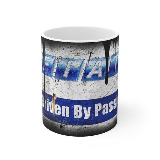 Urban Grunge Ceramic Coffee Cups - 11oz & 15oz - Driven By Passion Design