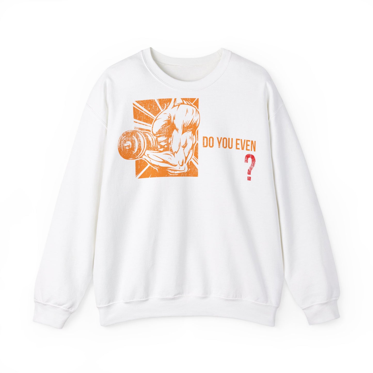 Unisex Heavy Blend™ Crewneck Sweatshirt - "Bro, Do You Even Lift?" Workout Gear for Fitness Enthusiasts