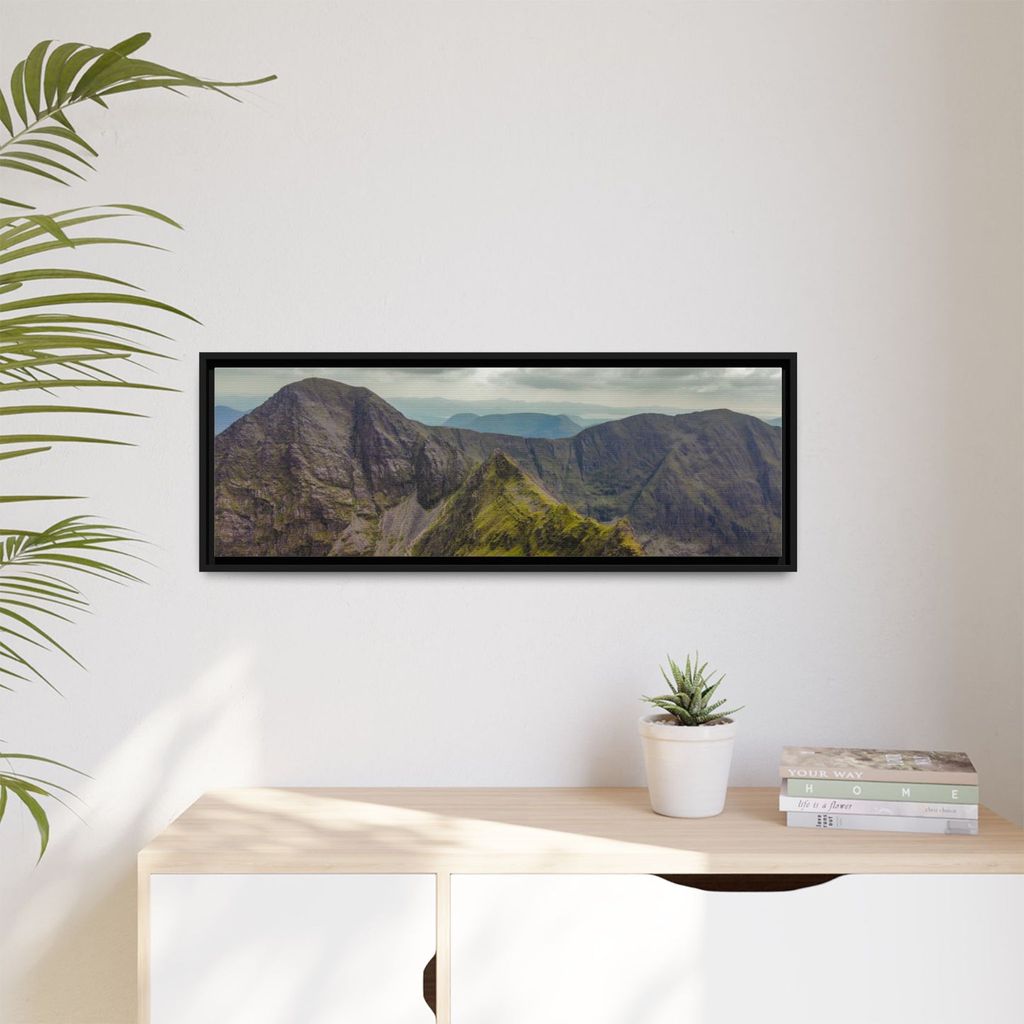 Halfway to Carrauntoohil Matte Canvas, Framed (Multi-color)