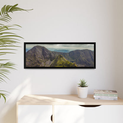Halfway to Carrauntoohil Matte Canvas, Framed (Multi-color)