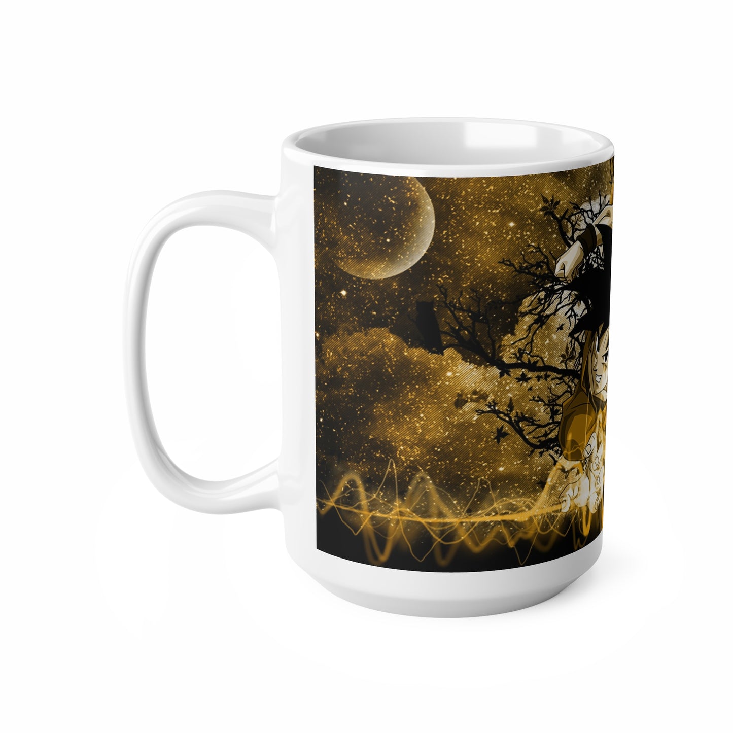 Dragon-Inspired Ceramic Coffee Cups - 11oz & 15oz - Perfect for Anime Fans!