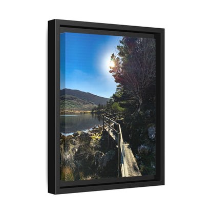 Glanteenassig Trail Matte Canvas, Framed (Multi-color)