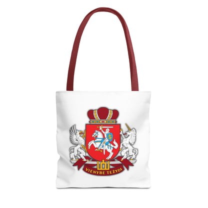 Heraldic Lithuania Crest Tote Bag - Stylish and Reusable for Everyday Use