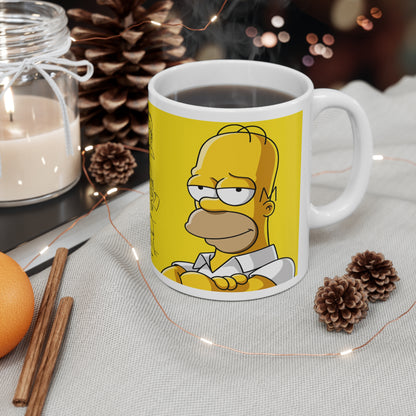 Homer Ceramic Coffee Mug – Fun Quotes & Illustrations