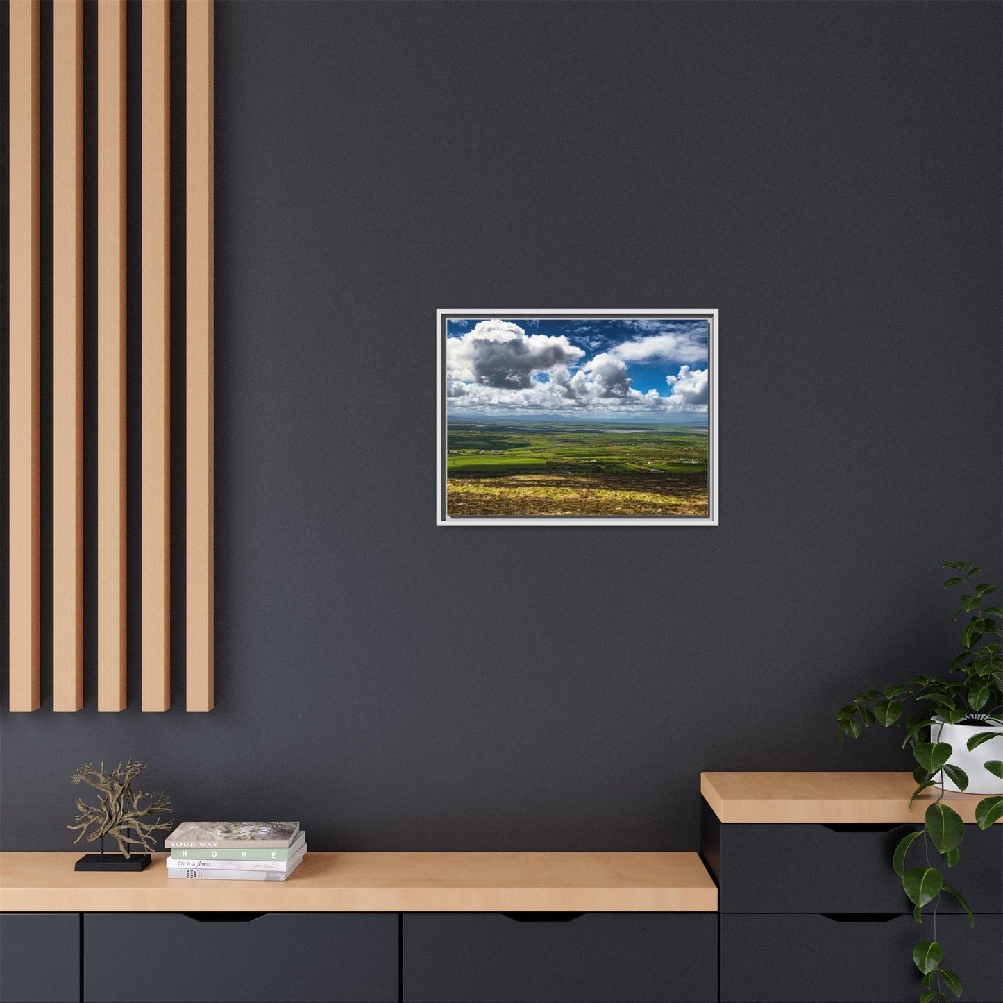 Kerry Panorama Matte Canvas, Framed (Multi-color)
