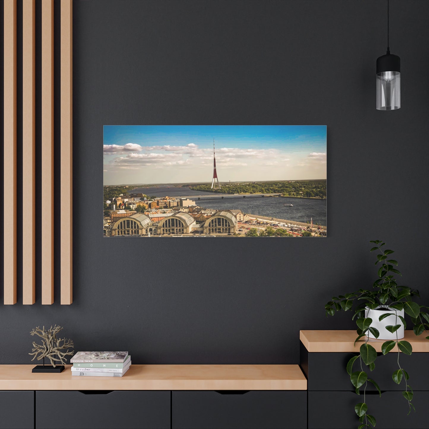 Riga TV Tower Matte Canvas, Stretched, 1.25"