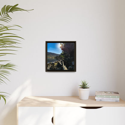 Glanteenassig Trail Matte Canvas, Framed (Multi-color)