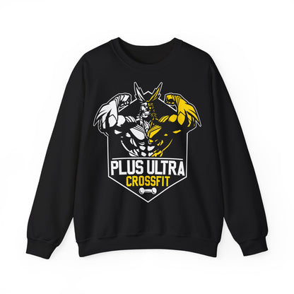 Plus Ultra CrossFit Crewneck Sweatshirt - Unisex Workout Apparel Black