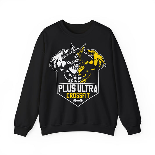 Plus Ultra CrossFit Crewneck Sweatshirt - Unisex Workout Apparel Black