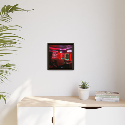 The Mermaids Night Club Matte Canvas, Framed (Multi-color)