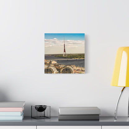 Riga TV Tower Matte Canvas, Stretched, 1.25"