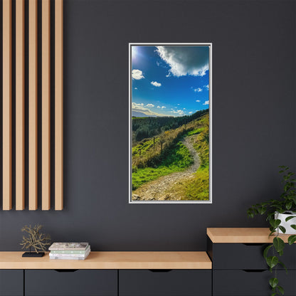 Glanageenty Forest Trail  Matte Canvas, Framed (Multi-color)