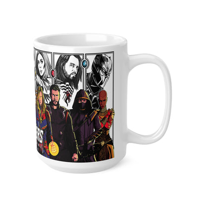 Avengers Endgame Ceramic Coffee Mugs | Superhero Collectible 11oz & 15oz