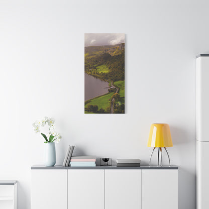 Sruth in Aghadh an Aird or The devil's Chimney Matte Canvas, Stretched, 1.25"