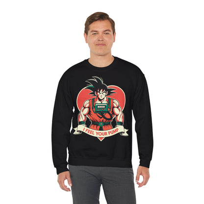 I Feel Your Pump Unisex Crewneck Sweatshirt - Retro Athletic Vibe