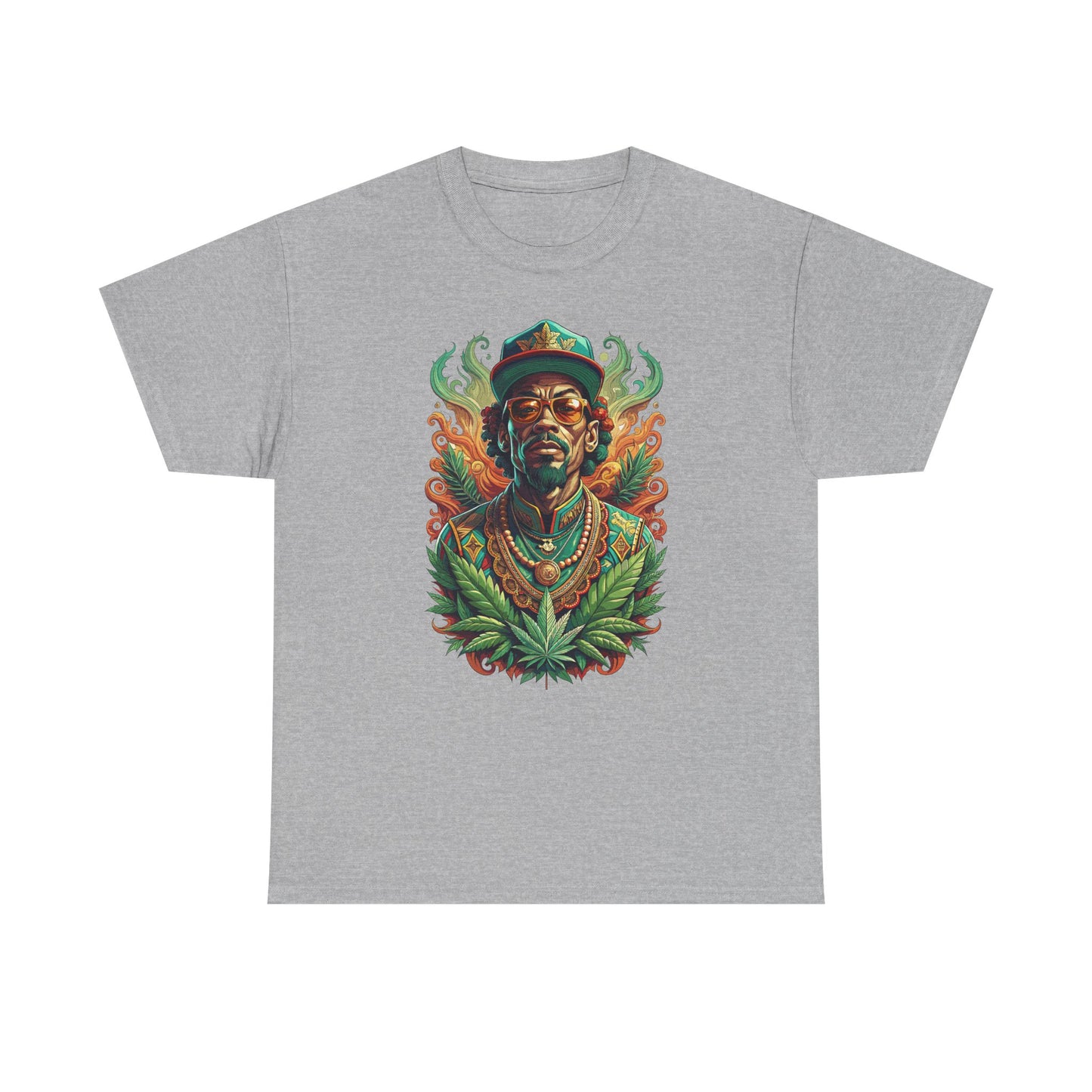 Reggae Lion Tee — Rasta Portrait Graphic T-Shirt