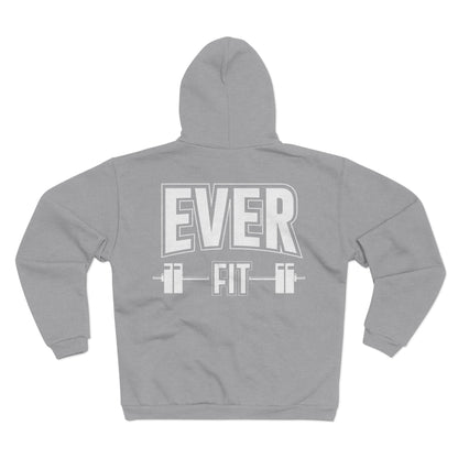 Unisex Hooded Zip Sweatshirt - Ever Fit Gym Wear, Perfect for Fitness Enthusiasts