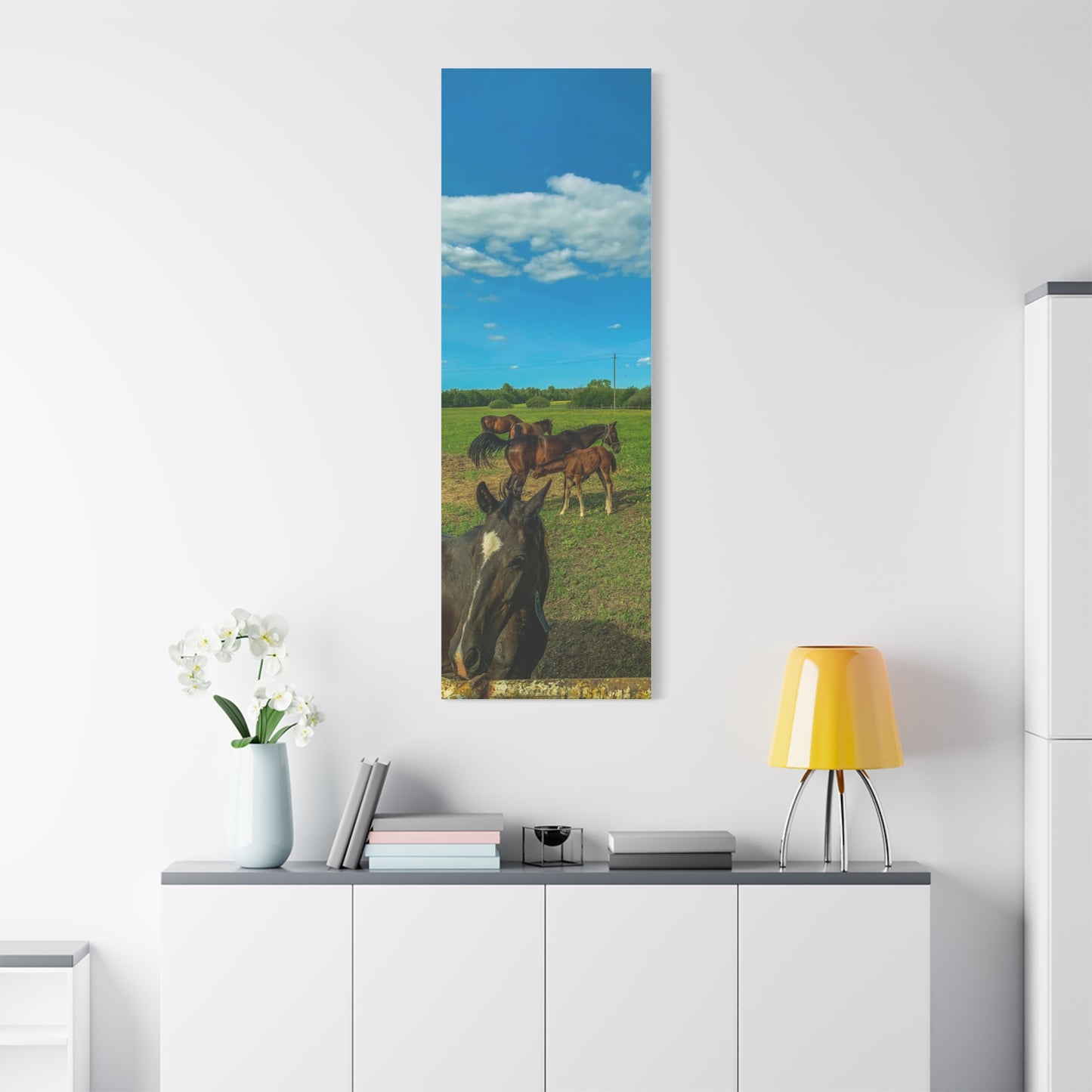 Horse Matte Canvas, Stretched, 1.25"