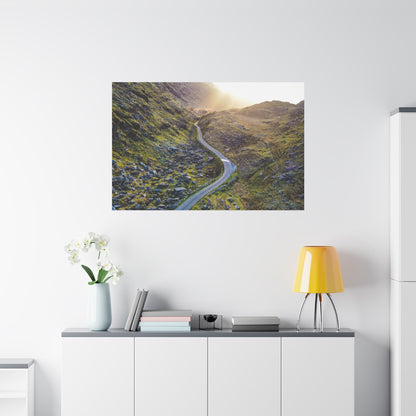 Valley Road Matte Canvas, Stretched, 1.25"