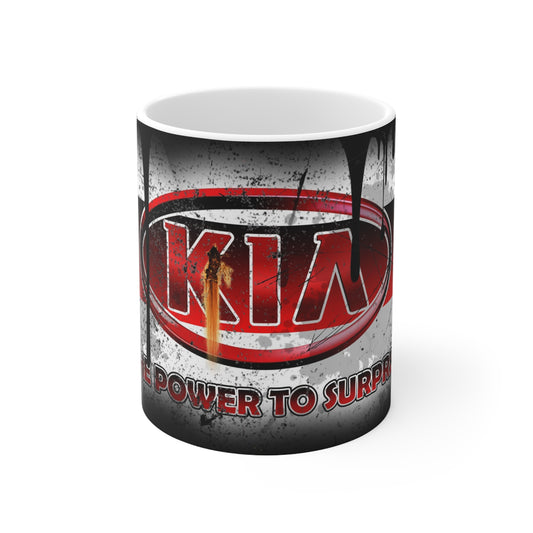 Kia Inspired Ceramic Coffee Cup - 11oz & 15oz - Perfect for Car Enthusiasts