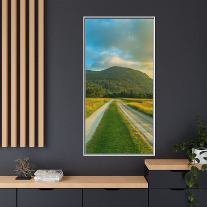 Mountain Torc Matte Canvas, Framed (Multi-color)