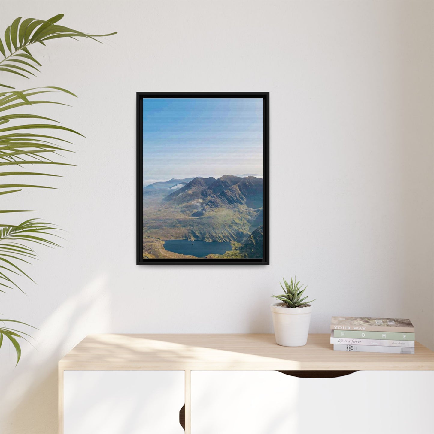 MacGillycuddy's Reeks Matte Canvas, Framed (Multi-color)