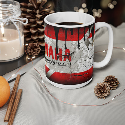 Yamaha Racing Ceramic Coffee Mug - 11oz & 15oz - Rev Your Heart Design
